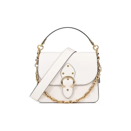 COACH Beat Кожа Одно плечо Сумка Средний Женский Розовый Белый