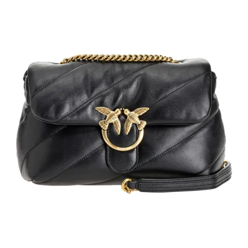 PINKO Puff Sheepskin Pillow Bag Crossbody Bag Large Women's