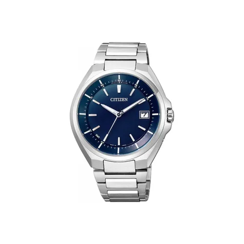 CITIZEN Attesa Series Светильник Кварцевый механизм Титан Ремешок Часы Мужские Синий циферблат CB3010 57L