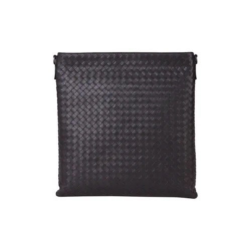 Bottega Veneta Овчина Сумка через плечо Маленькая Мужская Серая
