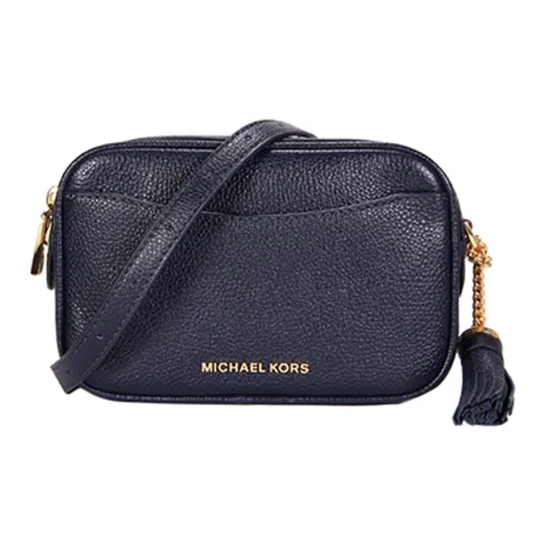 MICHAEL KORS Коровья кожа Camera Сумка Сумка через плечо Женская Темно-синяя