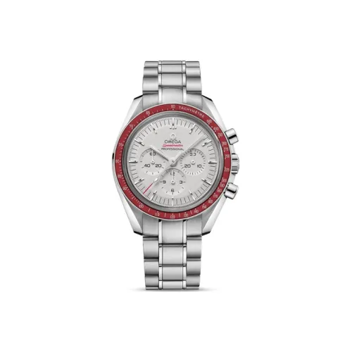 OMEGA Мужские часы с ручным заводом, механизм, 42 мм, серебряный