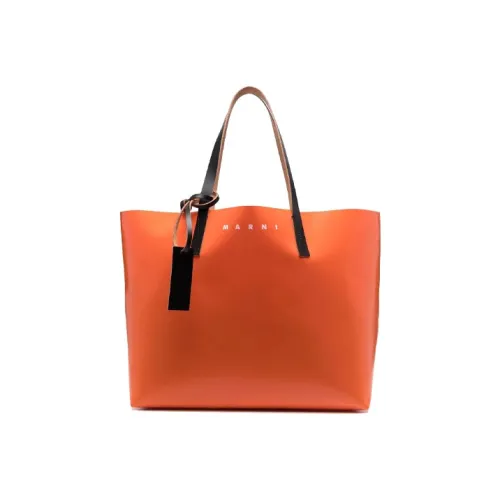 MARNI Сумка из коровьей кожи сумка для покупок сумка мужская черная оранжевая