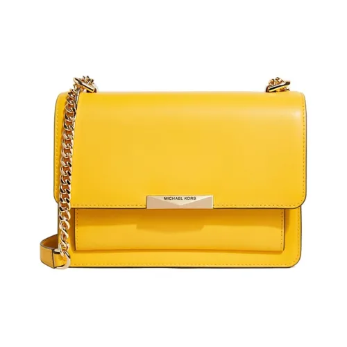 MICHAEL KORS Нефритовая кожа сумка через плечо женская желтая