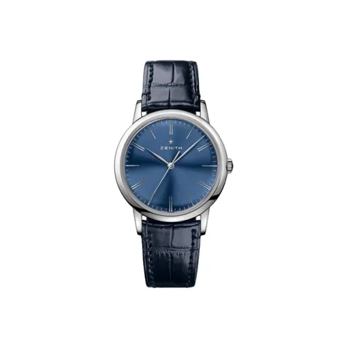 Zenith Автоматический Механический Механизм Мужские Часы ELITE 39 мм Синий