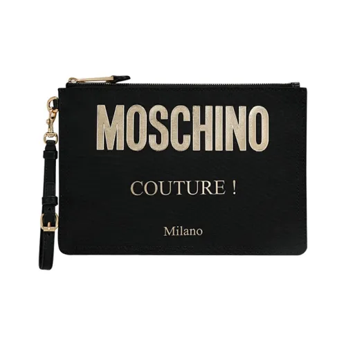 MOSCHINO Кожа Нейлон Клатч Унисекс Черный