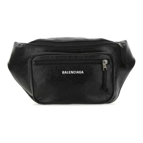 Balenciaga Кожа Бананка Мужской Черный