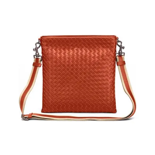 Bottega Veneta Сумка через плечо из коровьей кожи Мужская Красная