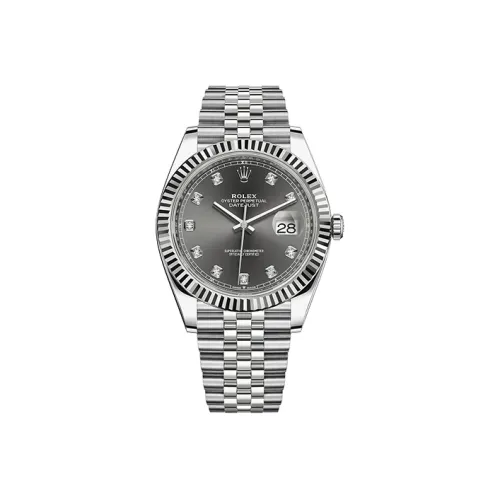 ROLEX Автоматический Механический Механизм Мужские Часы Log Series 41 мм Серые