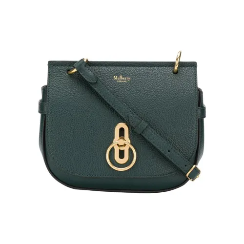 Mulberry Кожа Сумка через плечо Женская Зеленая