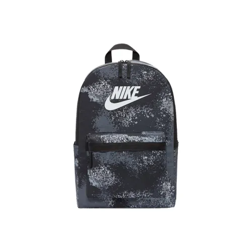 Nike Ткань Рюкзак Стандартный Унисекс Черный Серый