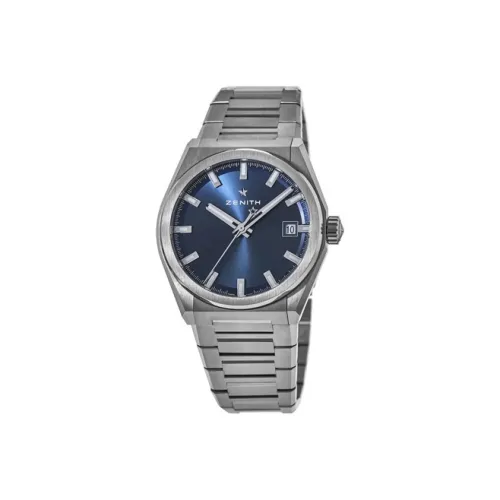 Зенит Механический Механизм Мужские Часы DEFY Collection 41 мм Синий