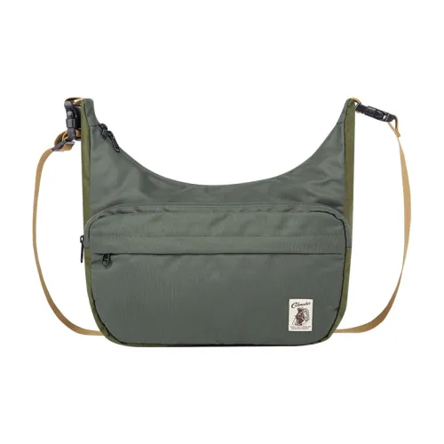 COBMASTER Полиэстер Полумесяц Сумка Хобо Сумка Портативная Сумка через плечо Стандартная Унисекс Темно-зеленый Бежевый Черный