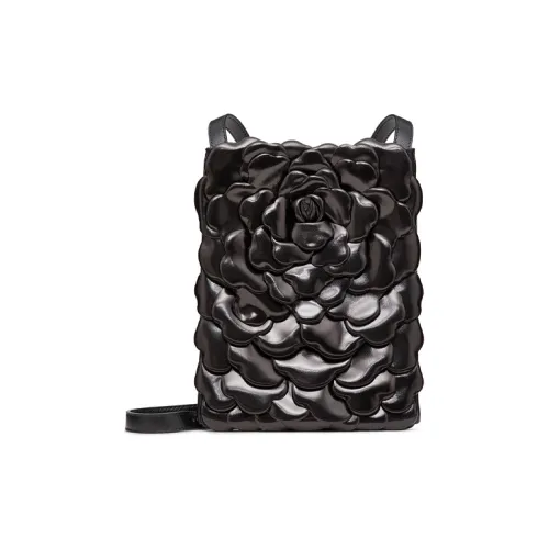 Valentino Atelier Sheepskin Crossbody Bag Shoulder Bag Women's Black Валентино Ателье Овчина Сумка через плечо Сумка на плечо Женская Черная