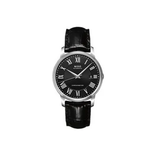 MIDO Baroncelli Автоматический Механический Механизм Мужские Часы Часы 39 мм Черный Циферблат