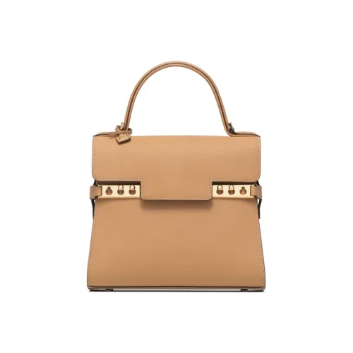 Delvau Tempête Телячья кожа Сумка Сумка через плечо Сумка через плечо Стандартная Женская Молочно-чайная