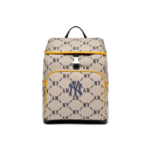 MLB MONOGRAM Коллекция Полиэстер с Искусственной Кожей Ноутбук Сумка Рюкзак Стандартный Унисекс Бежевый