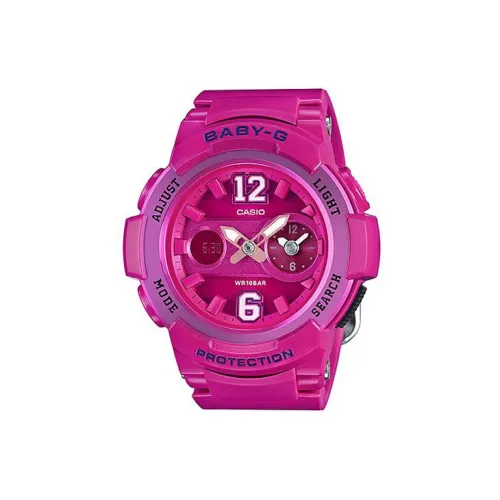 CASIO Baby Theme Series Кварцевый механизм Смольный ремешок Часы Женские Часы Красный циферблат часов