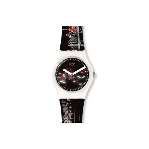 SWATCH DESTINATION City Limited Collection Кварцевый механизм Унисекс Часы 39,2 мм Черный циферблат