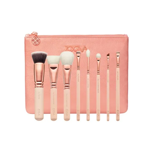Zoeva Розовое золото 8 шт. Набор для макияжа Travel Kit Brush