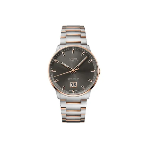 MIDO Автоматический Механический Мужской Часы Commander 42 мм Серые
