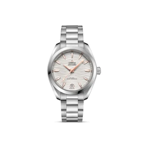 OMEGA Автоматический Механический Movement Женские AQUA TERRA 150 метров Часы 34 мм Серебряные