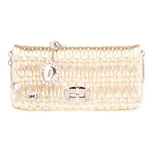 MIU MIU Овчина Сумка Сумка через плечо Женская Pyrite