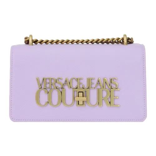 VERSACE JEANS COUTURE Сумка через плечо из искусственной кожи женская фиолетовая