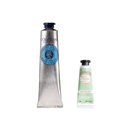 LOCCITANE Крем для рук с ши классический питательный увлажняющий с витамином E с вишневым цветком