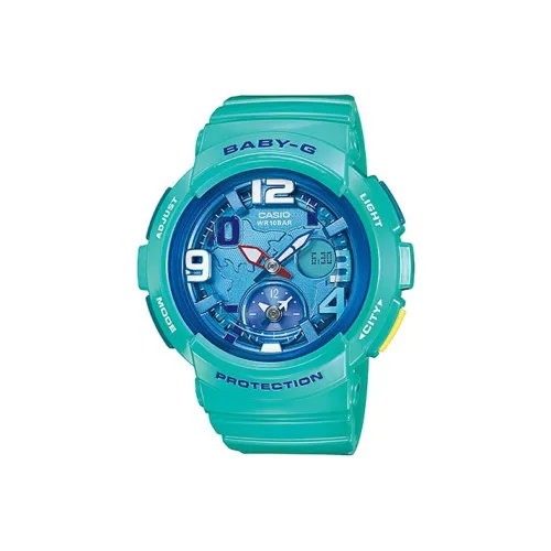 CASIO Baby G Theme Series Кварцевый механизм Смольный ремешок Часы Женские Часы Синий циферблат