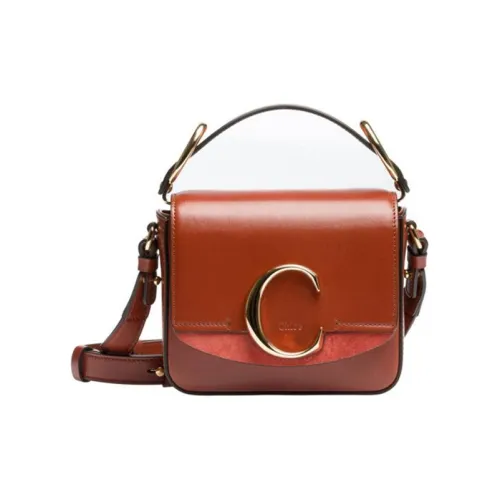 Chloe Телячья кожа Сумка Сумка через плечо Мини Сумка Женская Темно-красная