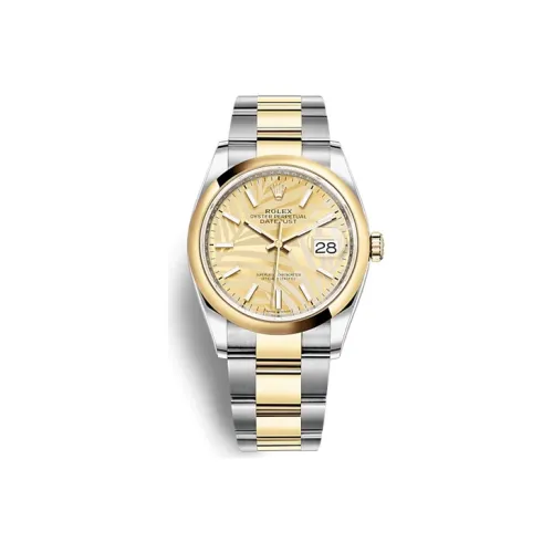 Rolex Автоматический механический механизм Женские часы Log Series 36 мм Золотой