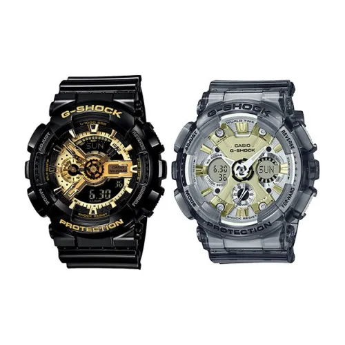 CASIO Pair Table Series Кварцевый механизм Смольный ремешок Часы Унисекс Черный циферблат