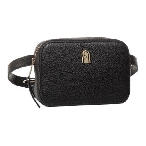 Furla Sleek Collection Кожа Бананка Унисекс Черный