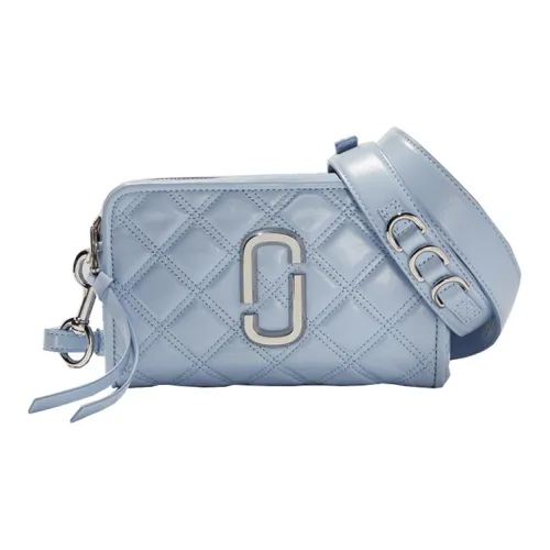 MARC JACOBS The Softshot Овчина Camera Сумка Сумка через плечо Женская Синяя