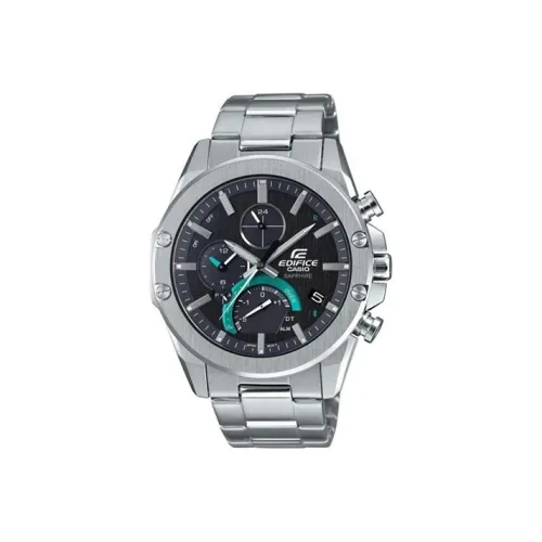 CASIO Солнечный Кварцевый Механизм Мужские Часы EDIFICE Черные