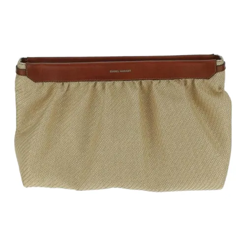 ISABEL MARANT Телячья кожа Клатч Унисекс Коричневый
