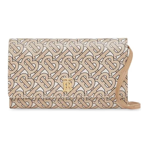 Burberry Клатч из телячьей кожи сумка через плечо обычный женский бежевый