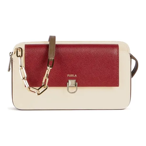 Furla Телячья кожа Сумка через плечо Мини Женская Красная