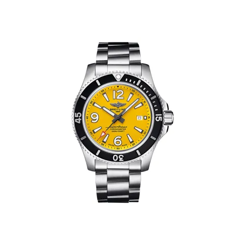 Breitling Автоматический Механический Movement Унисекс Часы Super Ocean Collection 44 мм Желтые