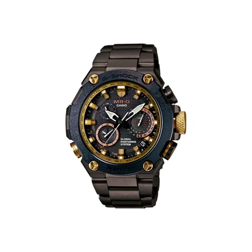 CASIO MR G Series Механический механизм Титан Ремешок Часы Мужские Черный циферблат