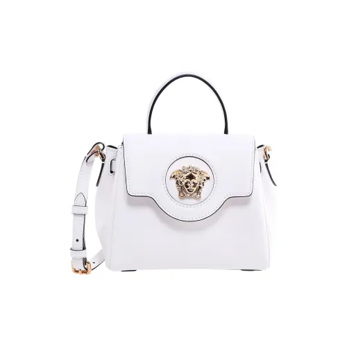 VERSACE La Medusa Кожа Сумка через плечо Сумка Маленькая Женская Белая
