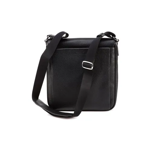 BALLY Сумка через плечо из коровьей кожи черного цвета