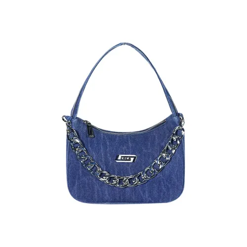 LOLA DESIGN Деним Сумка через плечо Сумка Обычная Женская Джинсовая Синяя