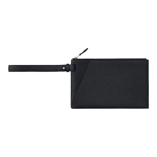 HERMES Cabavertige Negonda Телячья кожа Клатч Мужской 76 BLEU Индиго