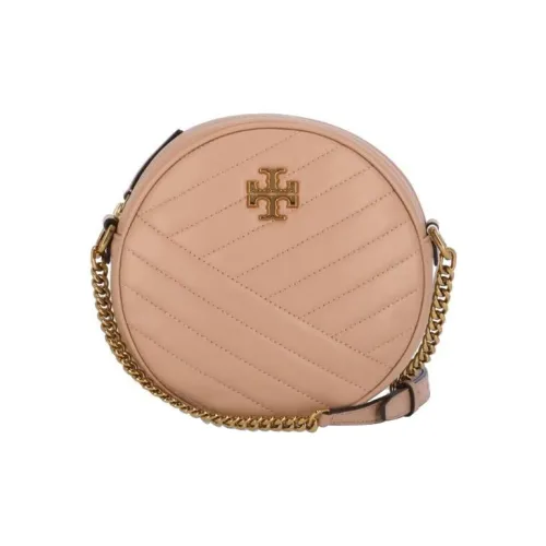 TORY BURCH Kira (Красный) Sheepskin Круглая Сумка Сумка через плечо Сумка на плечо Женская Розовая