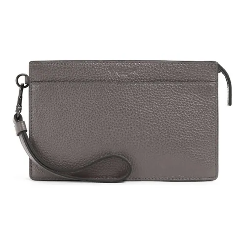 COACH Чехол для телефона из кожи большой мужской серый