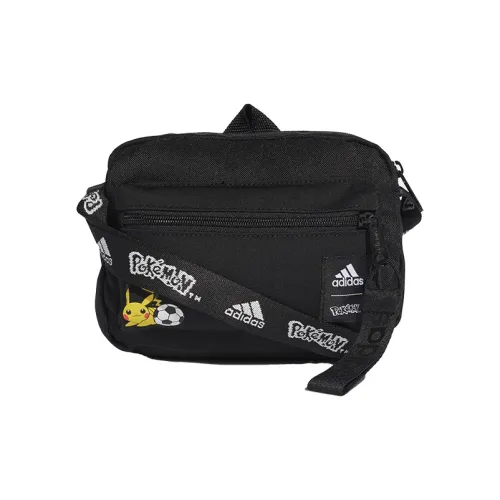 Adidas Neo Pokémon Collaboration Полиэстер Сумка Сумка через плечо Сумка через плечо Стандартная Унисекс Черная