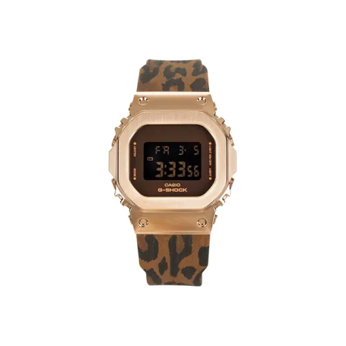 CASIO г Shock Collection Кварцевый механизм Смольный ремешок Часы Женские Часы Кофейный циферблат