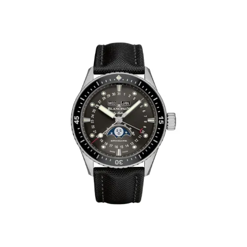 BLANCPAIN Механический механизм Мужские часы FIFTY FATHOMS 43 мм Серый